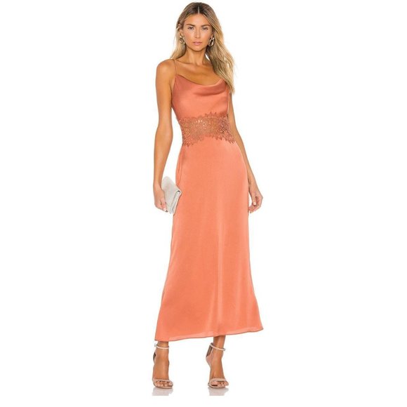 KEEPSAKE the Label Dresses & Skirts - NWOT KEEPSAKE Burnt Orange Vienna Midi Dress, S/4